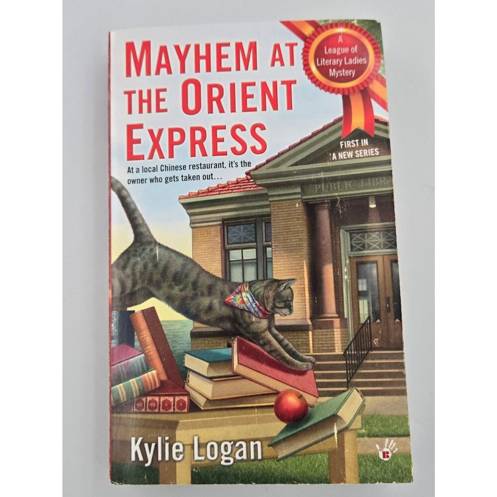 Mayhem at the Orient Express by Kylie Logan Softcover Crime Fiction Mystery